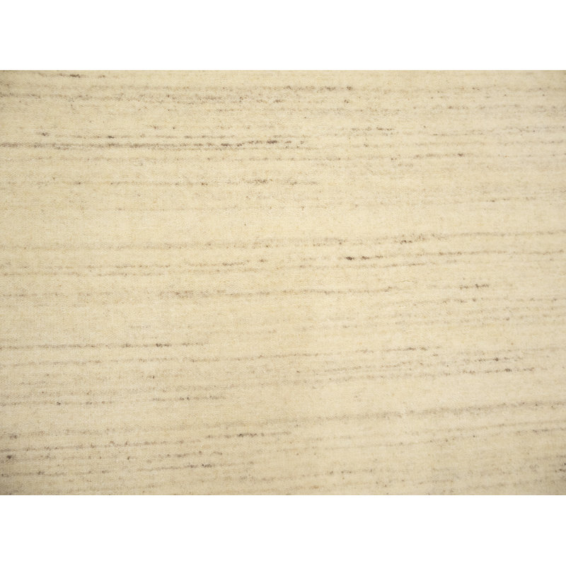 Tapis oriental crème crème moderne 6 x 6 Indo Gabbeh