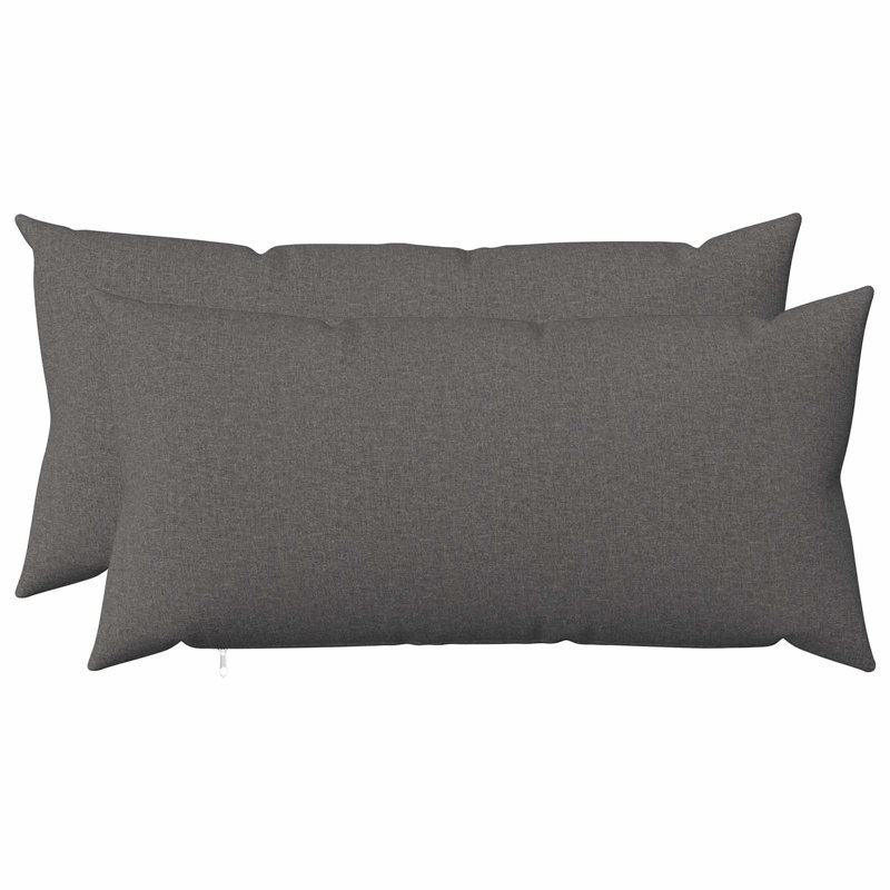 Light Grey Cushion, Rectangle 30cmH x 50cmW, Brown