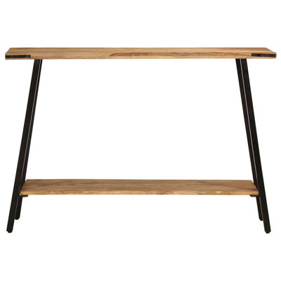 30cm Solid Wood Top Console Table