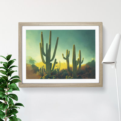 Cactus Desert View Vol.2 - Single Picture Frame Print