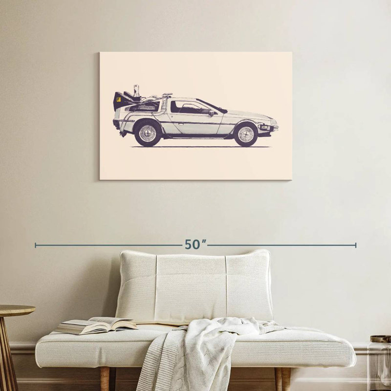Meor Delorean, H 24 po x l 36 po