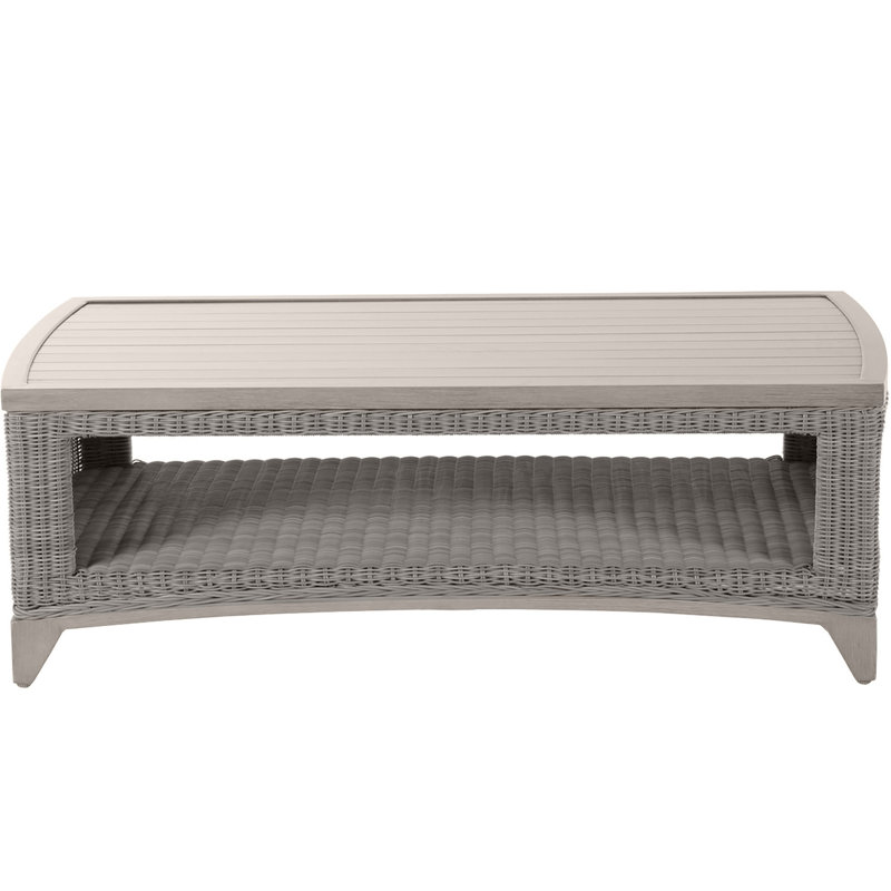 Astoria Woven Coffee Table - Oyster/Oyster, Oyster