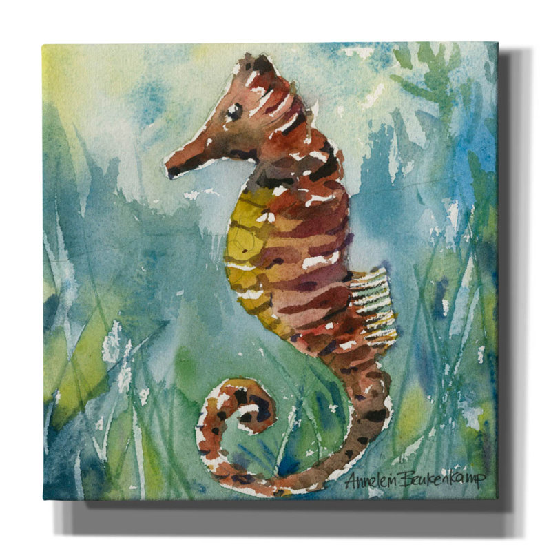 Tableau sur toile « Stately » d'Annelein Beukenkamp, collection Highland Dunes, 30,5 cm x 30,5 cm