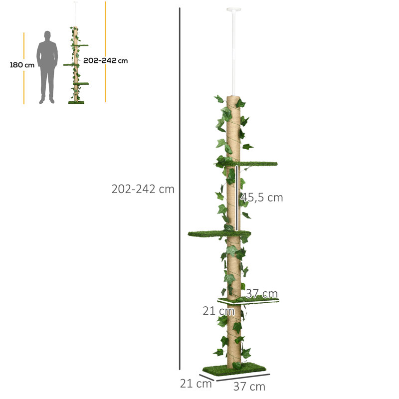 242cm H Cat Tree