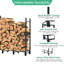 244cm W Iron Log Rack
