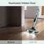 Balai à vapeur pour plancher dur avec deux têtes de nettoyage, 3 modes vapeur et phares à DEL - Vert-132112280