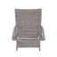 Chaise longue en osier crème