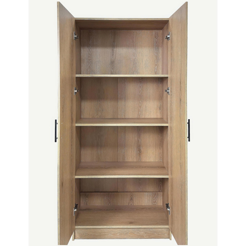 Armoire de rangement polyvalente, Naturel