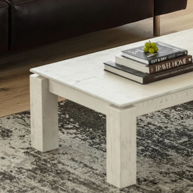 Simple design sense solid wood coffee table