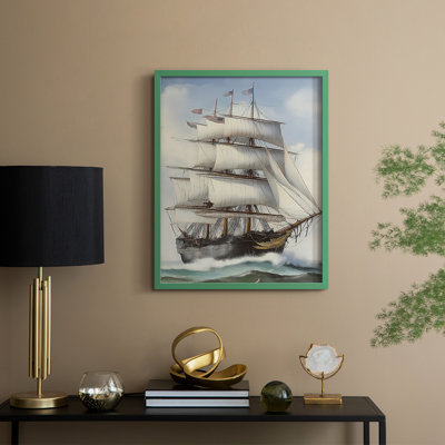 NAUTICAL Series LXXX Framed Print - Solid Wood