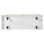 Grand îlot de cuisine avec rangement, chariot extensible en MDF de style champêtre pour la cuisine-392290796