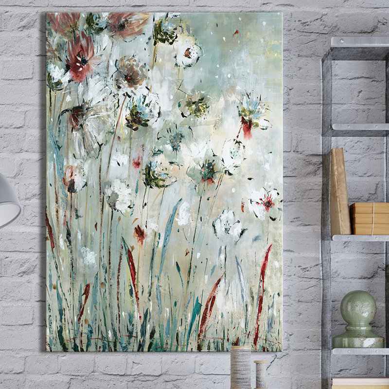" Night Flowers ", 40" H x 24" W