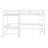 Wood Twin Size L-Shaped Loft Bed With Ladder And 2 L-Shaped Desks-2003274146