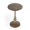 Zora Distressed Iron Pedestal Side Table