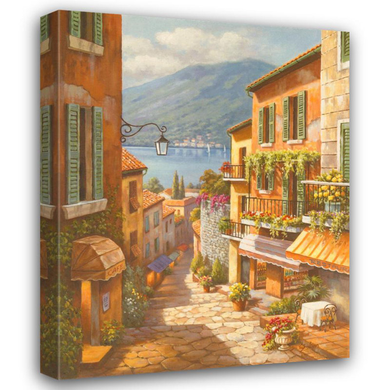 Village Steps, 24" H x 19" W