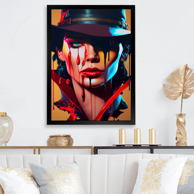«Femelle Criminel Mastermind VI», impression sur toile
