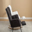 Chaise berçante en tissu avec repose-pieds Teddy-2015712099