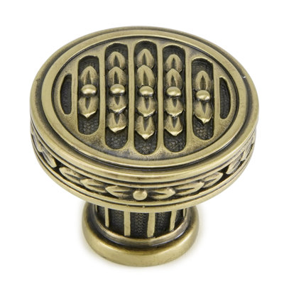 ASTORIA KNOB; BURNISHED FINISH