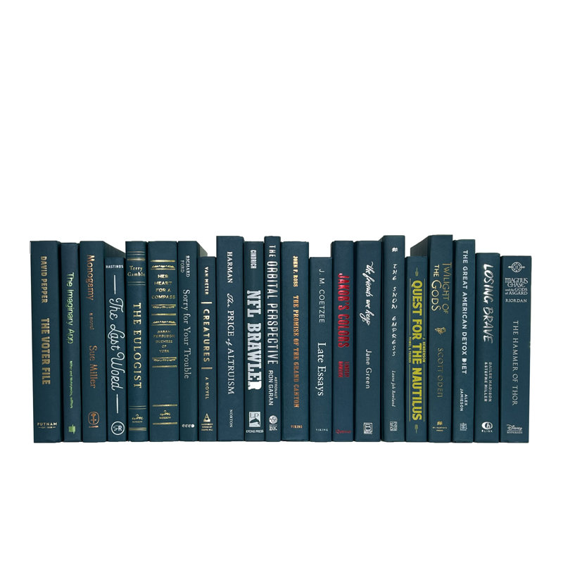Livres décoratifs - Livres épinette bleue - Livres au pied