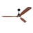Hot Sales 72 Inch Modern Black Ceiling Fan With Light 3 Solid Wood Blades Remote Control Reversible DC Motor With Dimmable LED-1424938325-1424938324
