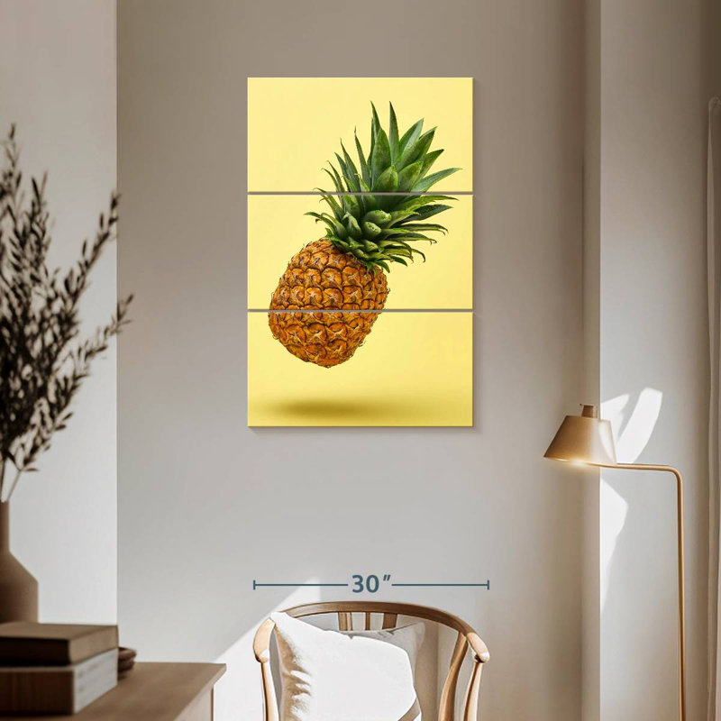 Yarlin Levitating Pineapple, 57" H x 36" W