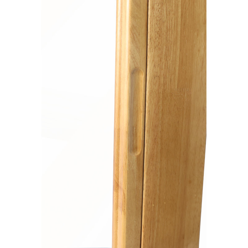 Armoire murale en bois avec miroir