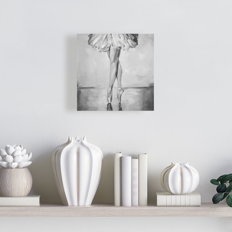 Toile monochromes ballet classique | Décoration intérieure