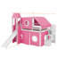 Lit mezzanine double avec tente et tour-237605086