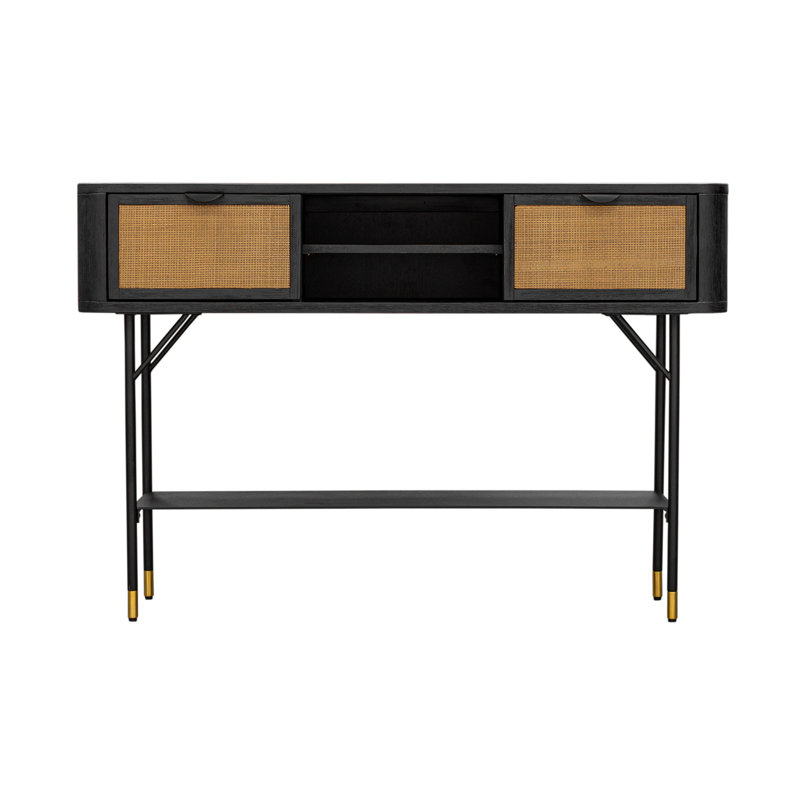 Rutherfordton 47'' Solid Wood Top Console Table
