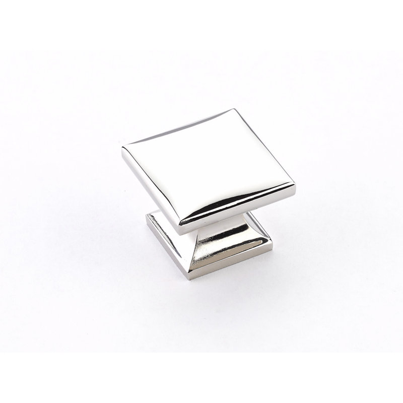 Northport Square Knob, Polished Nickel