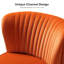 Chaise d'appoint d'appoint en velours capitonné Leona-1877085378