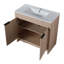 Meuble-lavabo sur pied 36 po Modern