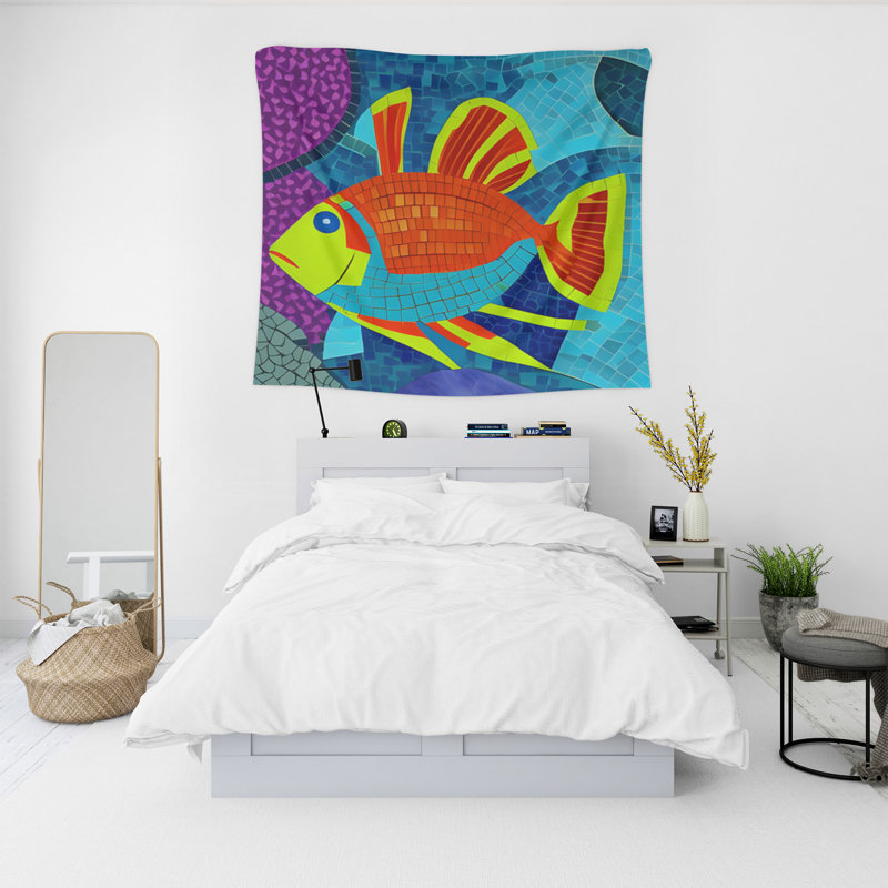 Tapisserie murale, H 60 po x l 51 po
