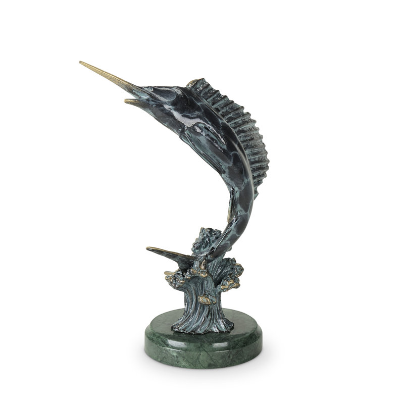 Feeding Frenzy Sailfish Sculpture