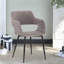 Chaise d'appoint rembourrée confortable, conception moderne pour la salle à manger