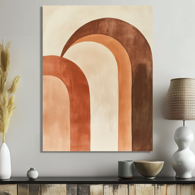 Ireka - Abstract Shapes Metal Art, Modern Metal Print