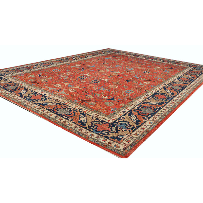 Tapis multicolore de haute qualité noué à la main