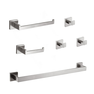 Ensemble de quincaillerie de salle de bain 6 pièces