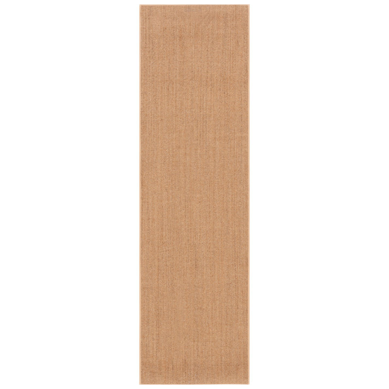 Martha Stewart Sisal/Jute Solid Color Rug in Beige, Runner 2'3" x 10'
