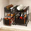 Organisateur de tiroir coulissant à 2 niveaux pour armoires sous évier-127448400-127448401