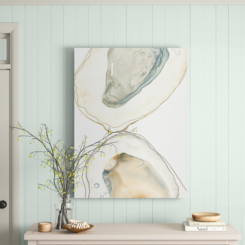 «Ocean Oysters II», reproduction sur toile, H 20 po x l 16 po , Toile tendue, No Frame