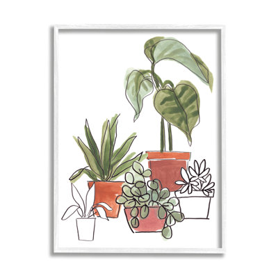 «Modern Modern Interior Nature Still Abstract Green Palms» par June Erica Vess