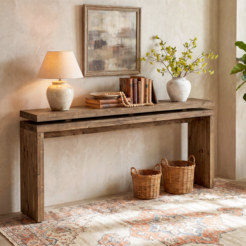 160cm Solid Wood Console Table
