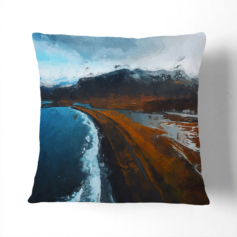 Square Cushion, Stone, 55cm H x 55cm W x 20cm D