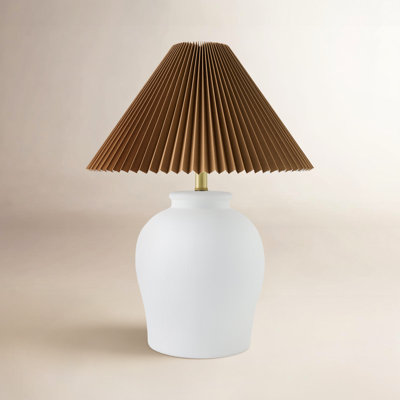 Chemise Ceramic Table Lamp