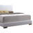 Morfaw Vegan Leather Platform Bed