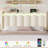Velvet Upholstered Storage Kids Platform Bed with LED Lights-2079413573-2071430729