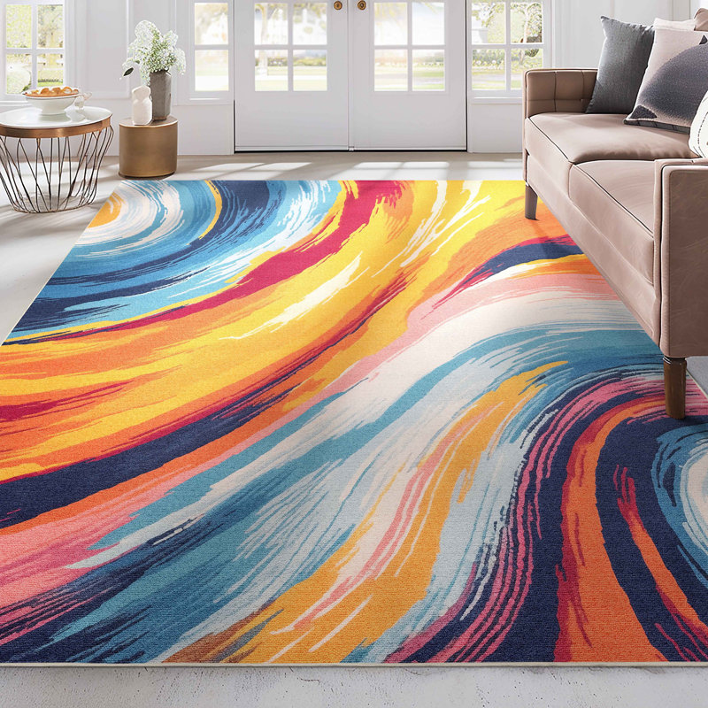 Kehr Echoes Modern Abstract Area Rug, Rectangle 9'10" x 13'