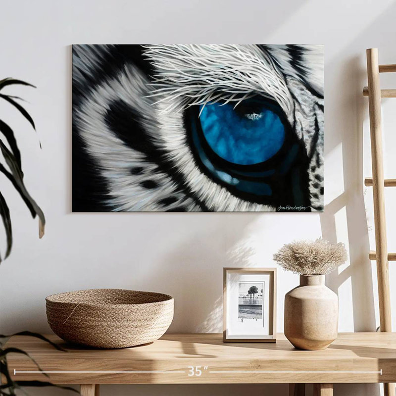 Brampt Blue Tiger Eye, 34" H x 51" W