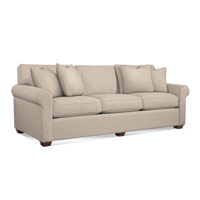 Bedford Upholstered 98'' Sofa, Eggshell Crypton Performance; 0884-93, Mineral